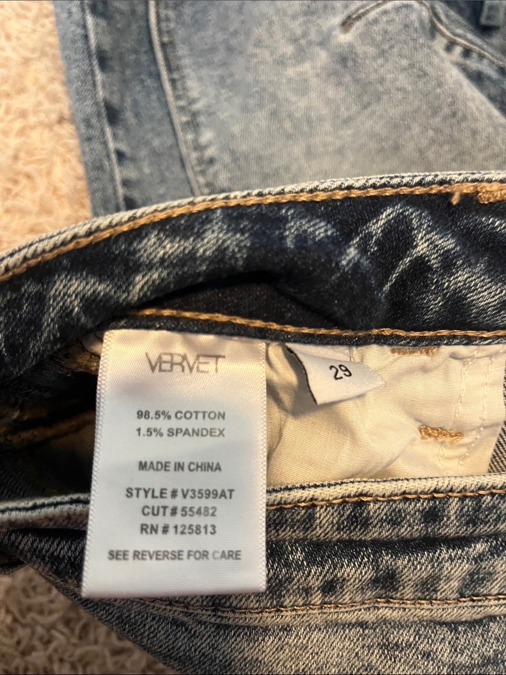 Barrel jeans in Washed Denim - Picture 4 of 5